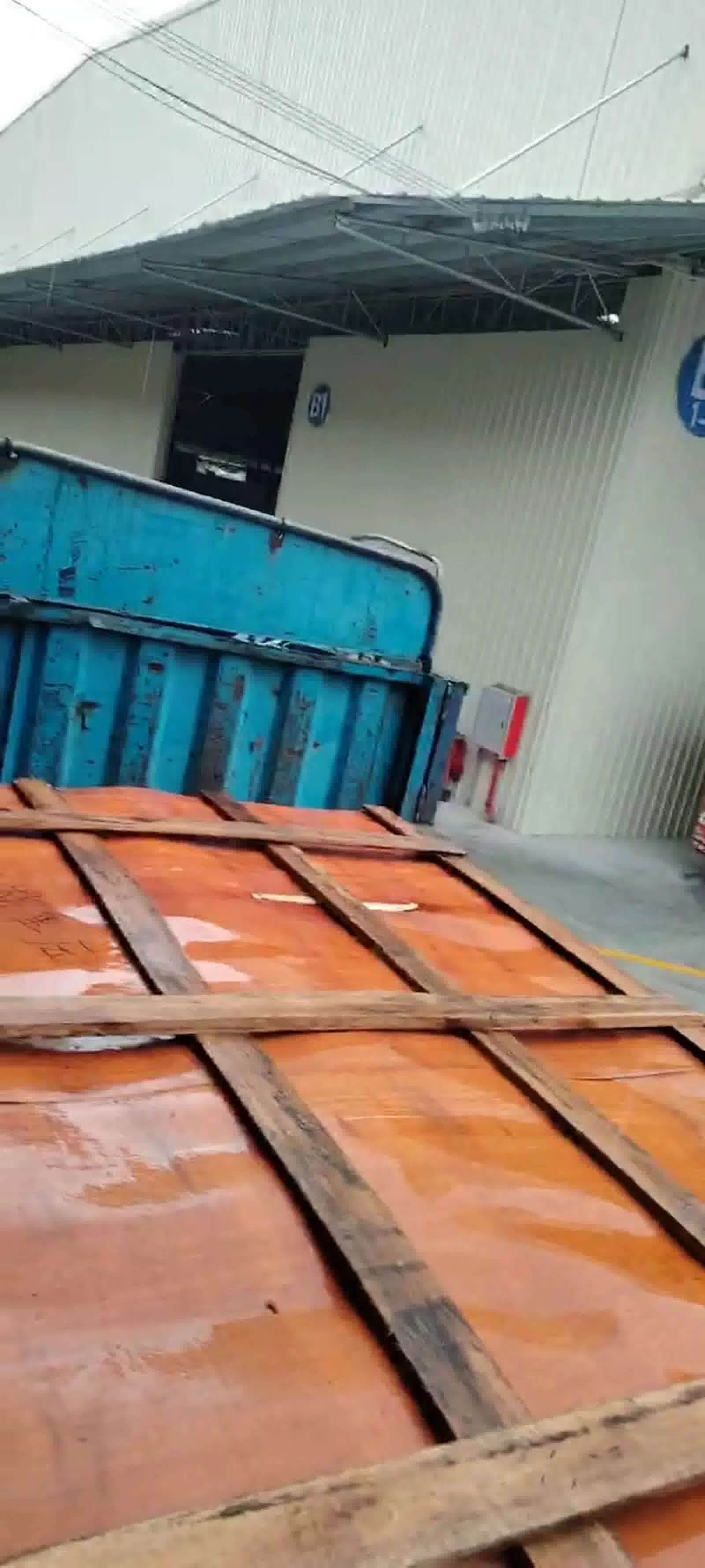 Custom restaurant components secured in wooden export crates